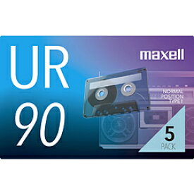 maxell オーディオカセットテープ90分5巻パック UR-90N5P UR90N5P