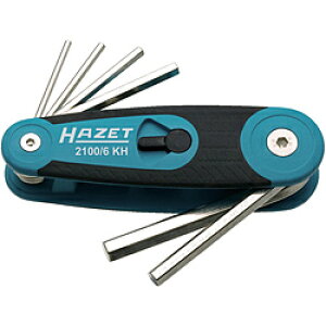 HAZET社 HAZET 六角棒レンチセット(6本タイプ・ナイフ式) 2100/6KH 21006KH