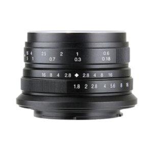 ���H�� 7artisans 25mm F1.8 25EB �u���b�N [�\�j�[E�}�E���g(APS-C)] �L�p�����Y(MF�����Y) 25EB [����s��]