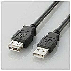 ELECOM(�G���R��) U2C-E15BK �iUSB2.0�����P�[�u��/A-A�����^�C�v/1.5m/�u���b�N�j U2CE15BK �y864�z