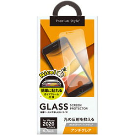 PGA iPhone SE（第2世代） 治具付き 液晶保護ガラス アンチグレア PG-20MGL02AG PG20MGL02AG [振込不可]
