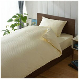 生毛工房 【まくらカバー】サテンストライプ 大きめサイズ(綿100%/50×100cm/ベージュ) UM_K37_PS_BE