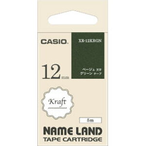 CASIO(�J�V�I) ���x�����C�^�[�e�[�v XR-12KRGN �O���[�� XR12KRGN