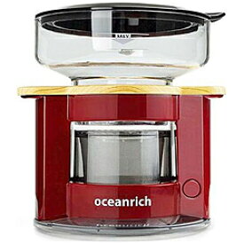 UNIQ UQ-CR8200RD oceanrich自動ドリップ・コーヒーメーカー レッド UQCR8200RD