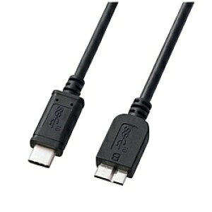 SANWA SUPPLY(�T�����T�v���C) 1.0m�mUSB-C �� USB microB�n3.1 Gen2�P�[�u�� �]���@�u���b�N�@KU31-CMCB10 KU31CMCB10