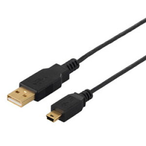 BUFFALO(�o�b�t�@���[�j USB2.0�P�[�u�� (A to miniB) �X���� 1.5m �u���b�N BCUAMNSM215BK BCUAMNSM215BK