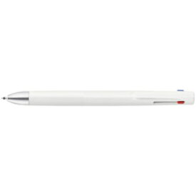 ゼブラ 3C 多色ボールペン ブレン 白 B3AS88-W ［0.5mm］ B3AS88W