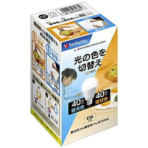 VERBATIMJAPAN �������Ή�LED�d�� �u�o�[�x�C�^���v�i���F�ؑւ��`�E�S����485lm�^�����F�E�d���F�����E����E26�j�@LDA6-G/LDV1 �y�r�b�N�J�����O���[�v�I���W�i���z LDA6GLDV1