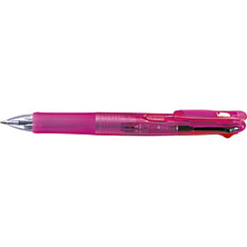 ゼブラ 4C 多色ボールペン クリップ-オンG ピンク B4A3-P ［0.7mm］ B4A3P
