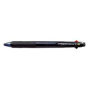 三菱えんぴつ [油性ボールペン] ジェットストリーム 3色ボールペン 透明ブラック （ボール径：0.38mm、インク色：黒・赤・青） SXE340038T.24 SXE340038T24