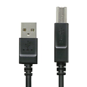 ELECOM(GR) 3.0m [USB A-B^Cv] USB2.0炩P[u@iubNj@U2C-BY30BK U2CBY30BK