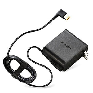 ELECOM(�G���R��) ACDC-2065LEBK�@��]�X�C���O�v���O�̗p �m�[�g�p�\�R���pAC�A�_�v�^ ACDC2065LEBK �y864�z