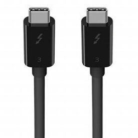 BELKIN 0.5m［Thunderbolt 3（USB-C） ⇔ Thunderbolt 3（USB-C）］ケーブル 充電・転送　ブラック　F2CD084bt0.5MBK F2CD084BT05MBK