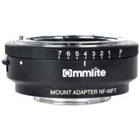 COMMLITE マウントアダプター　（カメラ側：マイクロフォーサーズマウント、レンズ側：ニコンF（Gマウント対応）） CM-NF-MFT CMNFMFT