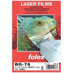 フォーレックス BG78 レーザー用OHPフィルム 【メーカー直送】 A4 5☆大好評 50 0.175mm