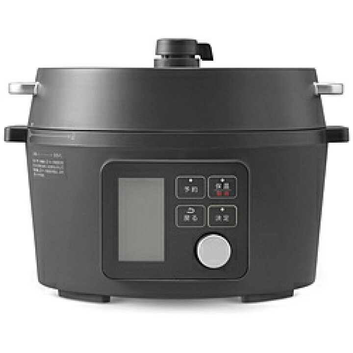 楽天市場】アイリスオーヤマ 電気圧力鍋（4.0L） ブラック KPC-MA4-B 