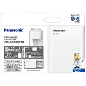 Panasonic(パナソニック) BQ-CC87L 充電器 充電器 [充電器のみ /単3形〜単4形兼用] BQCC87L
