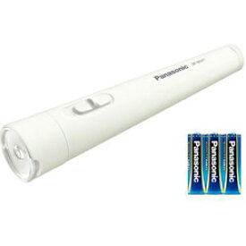 Panasonic(パナソニック) LED懐中電灯 乾電池エボルタNEO付き ホワイト BF-BG01N-W LED /単3乾電池×3 BFBG01N