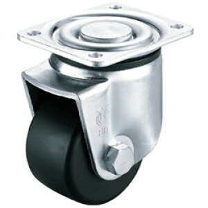 ユーエイキャスター 低床式重荷重キャスター自在車 80径MCナイロン車輪 UHG80MC UHG80MC