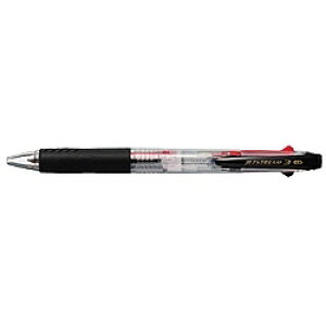 三菱えんぴつ [ボールペン] ジェットストリーム 3色ボールペン 透明 （ボール径：1.0mm） SXE3400101P.T SXE3400101PT