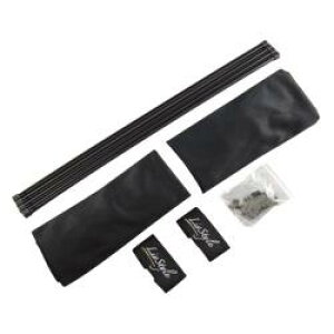 ���b�N �X���[�X�J�[�e�� �h���[�v2 �u���b�N L LS-133 LS133