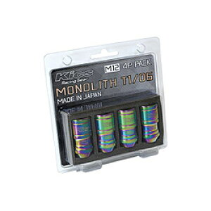 ���i�Y�� MN01N-4P �ђʃi�b�g Kics MONOLITH T1/06 M12XP1.5 Neochro 4pcs �l�I�N�� MN01N4P