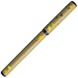 あかしや 天然竹筆ペン 銀杏/透明ケース AK2700MP-29 AK2700MP29