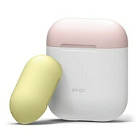 ELAGO AirPods(エアーポッズ)DUO Case(ケース) for AirPods EL_APDCSSCDC_WH White ELAPDCSSCDCWH 【864】