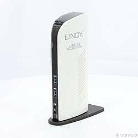 【中古】LINDY(リンディー) LINDY HDMI-DVI 対応 ノートPC向けUSB 3.0 ドッキングステーション【291-ud】