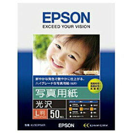 EPSON(エプソン) 【純正】 KL50PSKR　（写真用紙/光沢/L判/50枚入り） KL50PSKR