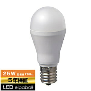 ELPA LED�d�� 25W���� �d���F LDA2L-G-E17-G4102 �mE17 /�d���F /1�� /25W���� /���d���` /�L�z���^�C�v�n LDA2LGE17G4102