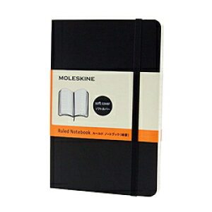 MOLESKINE �m�[�g�u�b�N �\�t�g�J�o�[ Pocket �N���V�b�N �u���b�N QP611 �m���r���n QP611