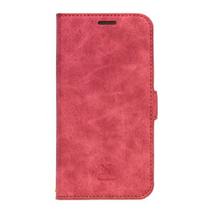�i�`�������f�U�C�� iPhone 12/12 Pro 6.1�C���`�Ή��蒠�^�P�[�X Style Natural Red IP20_61VS05