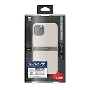 �p���[�T�|�[�g iPhone 12 mini 5.4�C���`�Ή� Air jacket Clear POWER SUPPORT(�p���[�T�|�[�g) �N���A PPBY-71 AIRJACKETFORIPHONE20