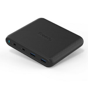 KOMATECH 90W USB PD/QC3.0�Ή� �}���`�|�[�g �`���[�W���[ EA1707BK �u���b�N EA1707BK �y864�z