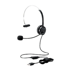 ELECOM(�G���R��) �w�b�h�Z�b�g �u���b�N HS-HP29UBK �mUSB /�Ў� /�w�b�h�o���h�^�C�v�n HSHP29UBK �y864�z