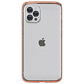 UI iPhone 12/12 Pro 6.1インチ対応INO LINE INFINITY CLEAR ローズゴールド INO61LINFCLRG