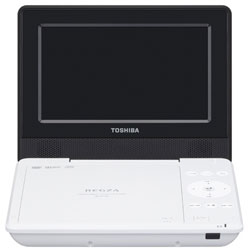 TOSHIBA 東芝 SD-P710S 内祝い 特価キャンペーン ポータブルDVDプレーヤー REGZA ホワイト SDP710S 7V型ワイド レグザ