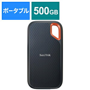 SanDisk(TfBXN) SDSSDE61-500G-J25 OtSSD USB-C{USB-Aڑ GNXg[ V2 m500GB /|[^u^n SDSSDE61500GJ25