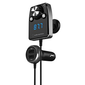audio-technica(オーディオテクニカ) Bluetooth搭載FMトランスミッター カーFMトランスミッター シルバー AT-FMR5BTSV ATFMR5BTSV