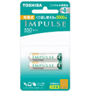TOSHIBA(����) �y�P4�`�j�b�P�����f�[�d�r�z TNH-4LE 2P�@2�{�@�uIMPULSE�v�i���C�g�^�C�v�j TNH4LE2P