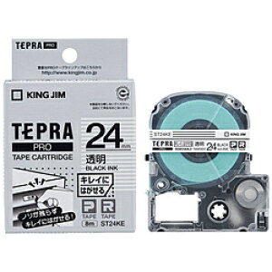 �L���O�W�� �e�v��(TEPRA) �L���C�j�n�K�Z���e�[�v (�����e�[�v/������/24mm��) ST24KE ST24KE