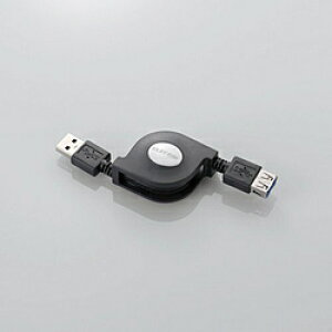 ELECOM(GR) USB3-RLEA07BK@USB3.0P[u [USB3.0(A ]A)] (0.7m/ubN) USB3RLEA07BK [EU RoHSwߏ]