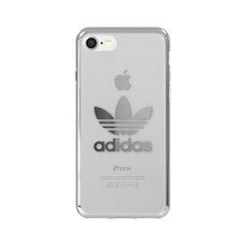 アディダス iPhone 7/8 OR-clear case - Silver logo 37382 37382