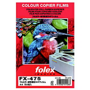 �t�H�[���b�N�X �k���ʋ@�lOHP�t�B���� 0.100mm [A4 /50��] FX-475 FX475