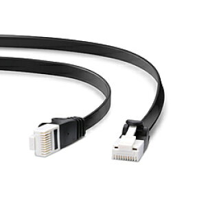 ELECOM(�G���R��) LAN�P�[�u�� �u���b�N LD-GFAT/BK70 �m7m /�J�e�S���[6A /�t���b�g�n LDGFATBK70