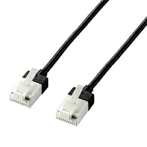 ELECOM(�G���R��) LAN�P�[�u�� Cat6A �X�[�p�[�X���� �c�����܂�Ȃ� 5m �u���b�N RJ45�R�l�N�^ 10Gbps RoHS�w�ߏ���(10����) �u���b�N LD-GPASST/BK50 �m5m /�J�e�S���[6A /�X�����n LDGPASSTBK50