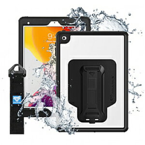 FOX 10.2C` iPad@ARMOR-X - IP68 Waterproof Case with Hand Strap for iPad ( 9th/8th/7th ) [ Black ] ubN MXS-A10S MXSA10S