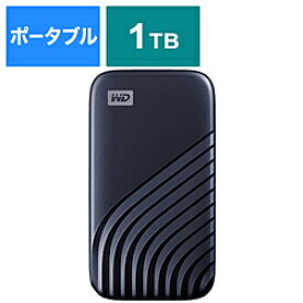 Western Digital WDBAGF0010BBL-JESN 外付けSSD USB-C＋USB-A接続 My Passport SSD 2020 Hi-Speed(Mac/Win対応)(PS5/PS4対応) ブルー ［1TB /ポータブル型］ WDBAGF0010BBLJESN