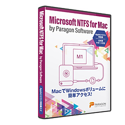 パラゴンソフトウェア Microsoft NTFS for Mac by 低価格 MNF01 Paragon 訳あり Mac用 Software-Appleシリコン対応版入り シングルライセンス
